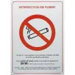 Rechthoekig waarschuwingsbord "niet roken" productfoto image1 S