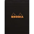 RHODIA Bloc de direction couverture noire 80 feuilles (160 pages) format A5 réglure 5x5 photo du produit image1 S