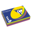 CLAIREFONTAINE Ramette 5x100F papier Trophée 80g A4 assortis intense soleil,menthe,cardinal,bleuT,fuschia photo du produit image1 S