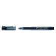 FABER CASTELL Stylo feutre pointe large 0,8 mm, corps transparent, encre noire indélébile photo du produit image1 S