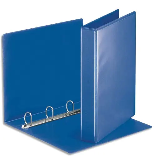 ESSELTE Classeur à couverture personnalisable sur deux faces en PVC bleu – dos de 5 cm photo du produit image1 L