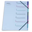EXTENDOS Trieur 12 compartiments bleu, en carte forte avec élastique de fermeture photo du produit image1 S