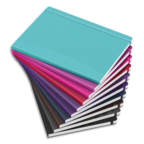 OXFORD Carnet SIGNATURE format A5 couverture souple brochure 160 pages lignées 6mm. Coloris assortis photo du produit image1 L