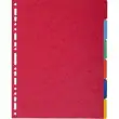 EXACOMPTA Jeu d’intercalaires 6 positions maxi format pour pochettes, en carte lustrée 5/10e photo du produit image1 S