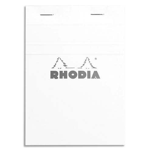 RHODIA Bloc de direction 160 pages n°13 10,5x14,8cm 5x5. Couverture blanche