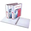 PERGAMY Classeur personnalisable A4+ 3 faces, 4 anneaux Ø25 mm en D, dos 4,4 cm. En PP blanc.250 feuilles photo du produit image1 S
