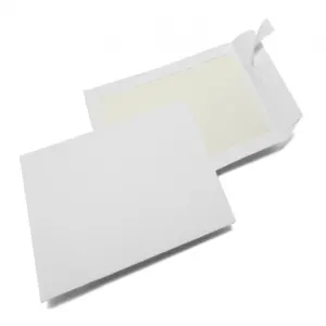 Pochette dos carton blanche photo du produit