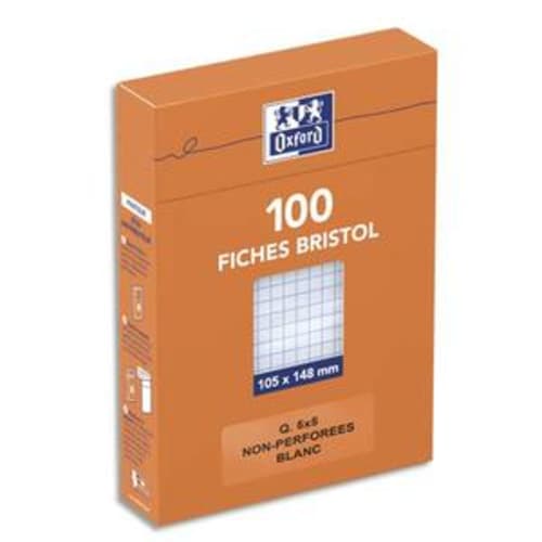 100 indexkaarten 105x148 mm 5x5 wit productfoto image1 L