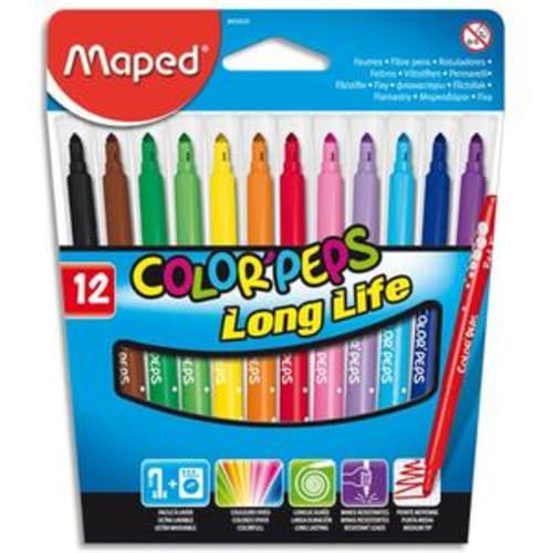 FEUTRE COLORIAGE MAPED COLOR'PEPS MAXI TRIANGULAIRE ENCORE ULTRA