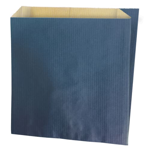 250 Sachets cadeau kraft à soufflets bleu taille xs