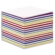 QUO VADIS Recharge bloc cube blanc et couleur 9x9x7,5cm 590 feuilles mobiles 80g PEFC photo du produit image1 S