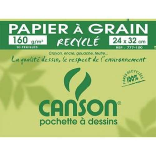 Canson C à grain papier dessin A3 224g 20 feuilles