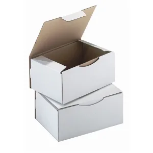 Boîte postale carton blanche photo du produit