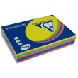 CLAIREFONTAINE Ramette 5x50F papier Trophée 160g A4 assortis intense soleil,menthe,cardinal,bleuT,fuschia photo du produit image1 S