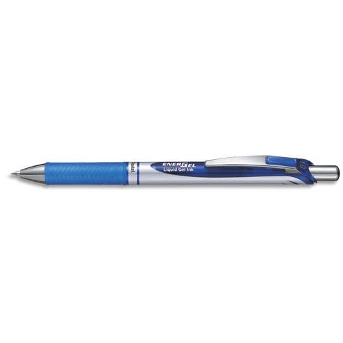 PENTEL Retractable energel balpen, metalen punt 1mm blauw BL80-C productfoto image1 L