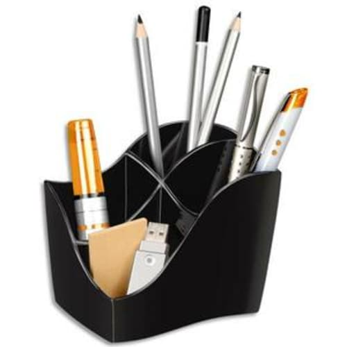 Multipot 4 compartiments, Dimensions L8,9 x H9,8 x P11,8 cm, Noir