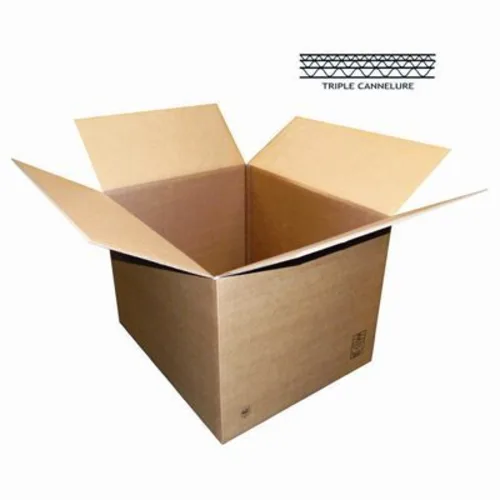 Carton triple cannelure