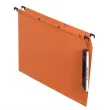 OBLIQUE AZ Boîte de 25 dossiers suspendus ARMOIRE en kraft 240g. Fond V, Velcro. Orange photo du produit image1 S