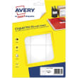 AVERY Sachet de 96 étiquettes multi-usage blanches 80 x 45 mm. Planche format A5. ETE006 photo du produit image1 S