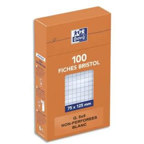 100 indexkaarten 75x125 mm 5x5 wit productfoto image1 L