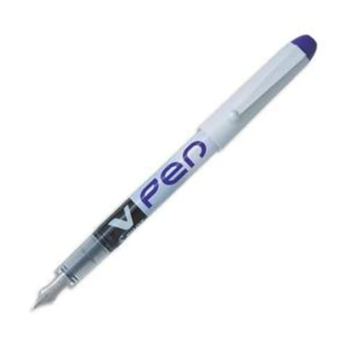 Stylo à plume jetable largeur de trait 0,4 mm encre liquide violet