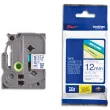 BROTHER Ruban pour PTOUCH laminé bleu/blanc 12mmx8m TZE233 photo du produit image1 S