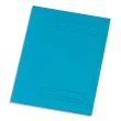 NEUTRE Paquet de 50 sous-dossiers imprimés en kraft 160gr à 2 rabats. Format 24x32cm. Coloris bleu photo du produit image1 S