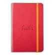 RHODIA Carnet RHODIArama 9x14cm 192 pages lignées. Couverture rembordée coquelicot photo du produit image1 S