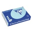 CLAIREFONTAINE Ramette de 250 feuilles papier couleur TROPHEE 160 grammes format A4 bleu alize 1105 photo du produit image1 S