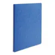EXACOMPTA Chemise LUSTRO dos rainé de 1,5 à 3,5 cm. Carte lustrée 5/10e 400 gr coloris bleu foncé photo du produit image1 S