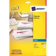 AVERY Doos met 350 inkjet adresetiketten 99,1x38,1mm wit J8163-25 productfoto image1 S
