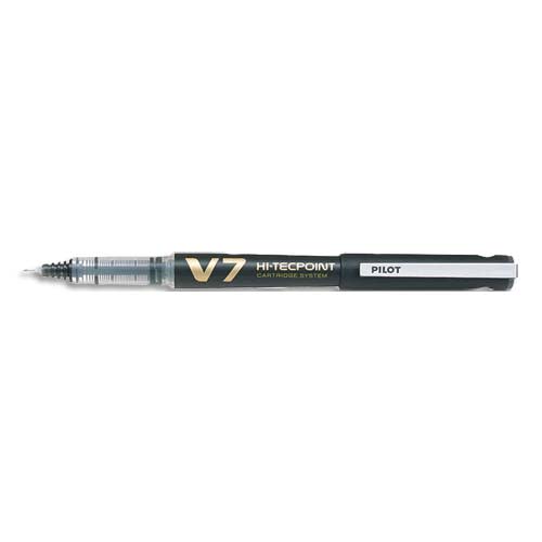 PILOT Stylo roller BEGREEN rechargeable, pointe tubulaire 0,7 mm encre liquide noire HI-TECPOINT