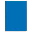 CONQUERANTC Cahier piqûre 17x22cm 96 pages 90g séyès grands carreaux. Couverture polypropylène bleu photo du produit image1 S