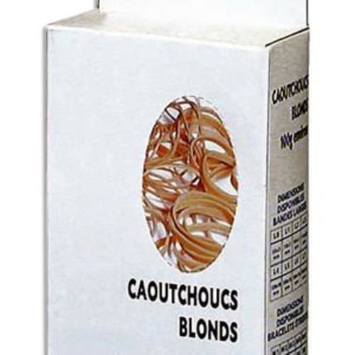 Boîte distributrice de 100g de caoutchouc blond large 200x10mm photo du produit image1 L