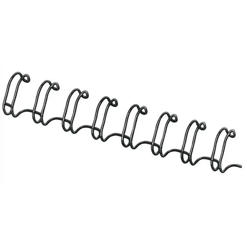 FELLOWES Boîte de 100 peignes anneaux métal 34 boucles 8 mm noir 53261 photo du produit image1 L