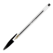Stylo à bille pointe moyenne encre noire photo du produit image1 S