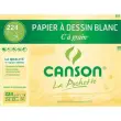 Pochette de 12 feuilles de papier dessin C A GRAIN 224g 24x32cm photo du produit image1 S