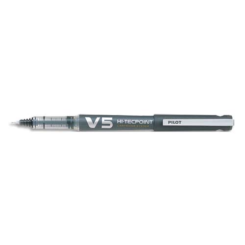 PILOT Stylo roller BEGREEN rechargeable, pointe tubulaire 0,5 mm encre liquide noire HI-TECPOINT