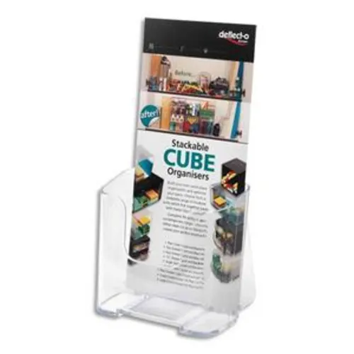DEFLECTO verticale brochurehouder met hoge rugleuning productfoto image1 L