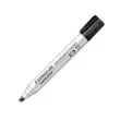 STAEDTLER Marqueur effaçable à sec pour tableau blanc pointe biseau encre à base d’alcool noire 351B photo du produit image1 S