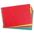 EXACOMPTA Jeu d’intercalaires 5 positions en carte lustrée 5/10e format A3 400g photo du produit image1 S