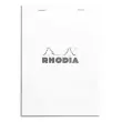 RHODIA Bloc de direction 160 pages n°16 14,8x21cm 5x5. Couverture blanche photo du produit image1 S