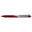 Stylo roller pointe métal rétractable 0,7 mm encre liquide rouge photo du produit image1 S