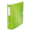 LEITZ Classeur à levier WOW 180° en polypropylène. Dos 75mm. Fermeture par élastique. Coloris vert. photo du produit image1 S