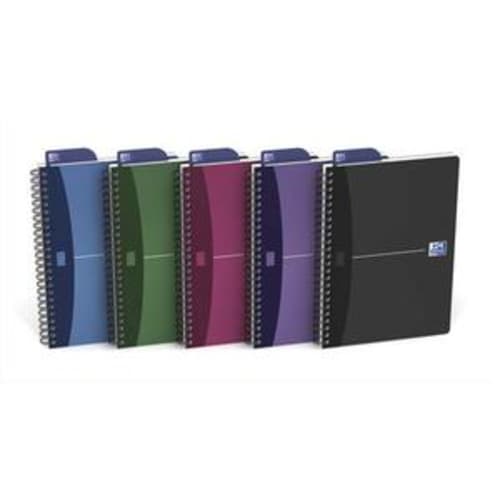 Cahier spiralé A5, 180 pages non perforées 5x5