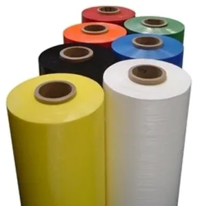 Film étirable couleur avec embout plastique photo du produit