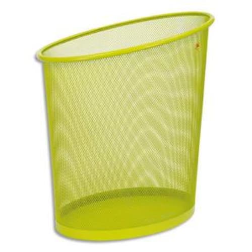 Corbeille à papier en métal Mesh 18 litres coloris vert