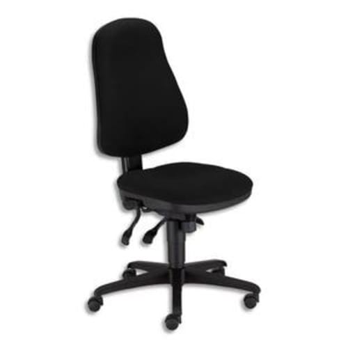 Chaise synchrone Offix tissu noir
