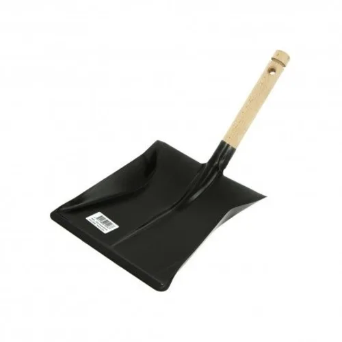 Gelakt metalen schep met houten handvat productfoto image1 L