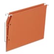 NEUTRE Boîte 25 dossiers suspendus ARMOIRE, kraft 220g. Fond V, volet agrafage+pression. Coloris orange photo du produit image1 S